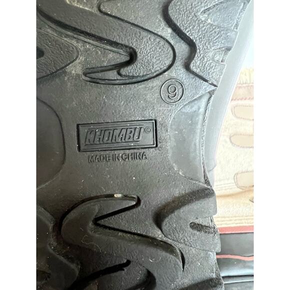 KHOMBU North Star Snow Waterproof Winter Faux Fur Brown Black Mid Calf Boots 9 - Picture 10 of 13